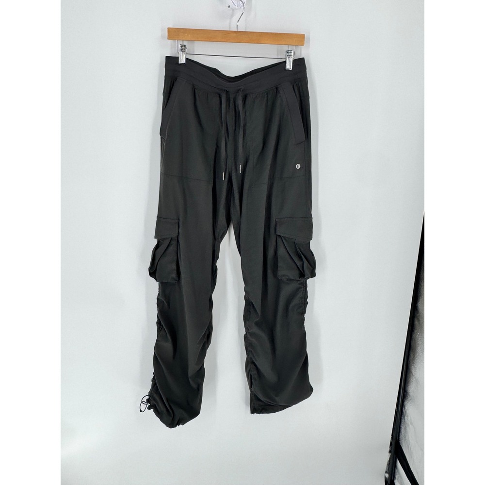 Lululemon Dance Studio Relaxed-Fit Cargo Pant Women Medium Dark Gray Mid-Rise